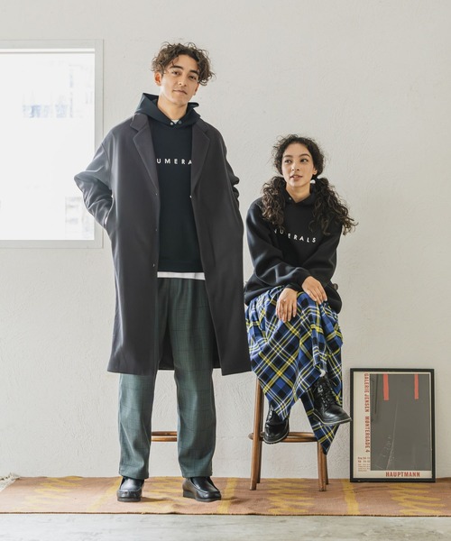 NUMERALS（ヌメラルズ）の「【UNISEX】[NUMERALS]スウェットフーディー（スウェット・メンズ・ボルドー/グレー/ブラック/その他8/グリーン・X-LARGE/MEDIUM/LARGE）」の11枚目の写真