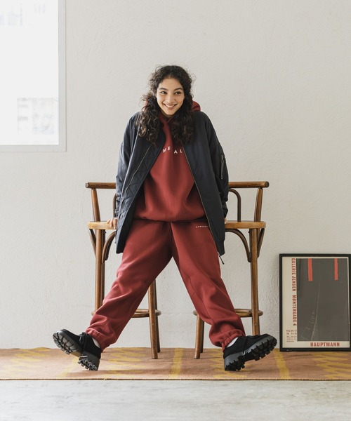 NUMERALS（ヌメラルズ）の「【UNISEX】[NUMERALS]スウェットフーディー（スウェット・メンズ・ボルドー/グレー/ブラック/その他8/グリーン・X-LARGE/MEDIUM/LARGE）」の15枚目の写真