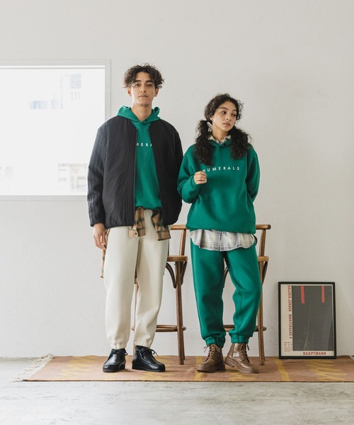 NUMERALS（ヌメラルズ）の「【UNISEX】[NUMERALS]スウェットフーディー（スウェット・メンズ・ボルドー/グレー/ブラック/その他8/グリーン・X-LARGE/MEDIUM/LARGE）」の17枚目の写真
