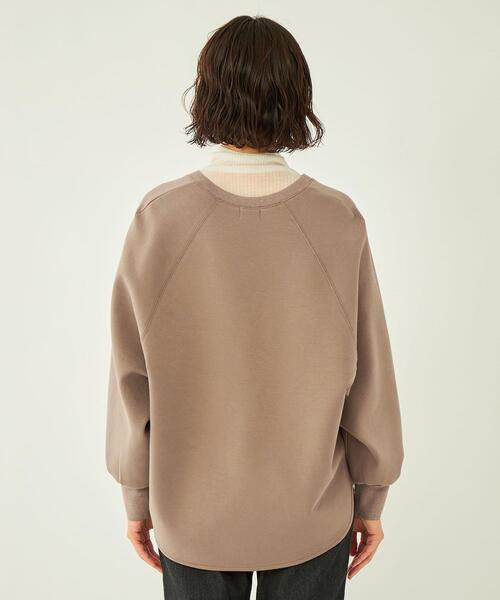 【グリーンレーベルリラクシング】レーヨン Vネック リブカットソー 五分袖 古着 グリーンレーベルリラクシング】レーヨン Vネック リブカットソー 五分