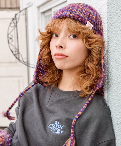 PBLIM（ページボーイリム）の「PBLIM/ローガンコラボニットキャップ（キャップ・レディース・パープル系その他/ピンク系その他・FREE）」の18枚目の写真