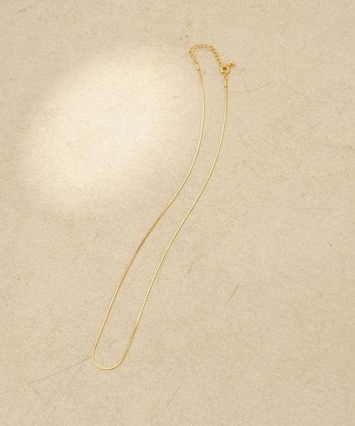 CIAOPANIC（チャオパニック）の「【Keyon/キーオン】 Sai / シアーチェーンネックレス（ネックレス・レディース・ゴールド/シルバー・FREE）」の3枚目の写真