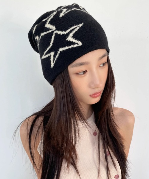 モノグラムジャガードニットキャップ（ニットキャップ/ビーニー