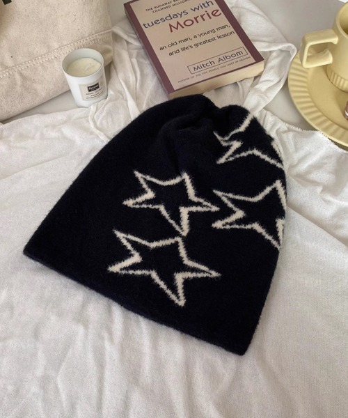 Vipoa（ヴィポア）の「モノグラムジャガードニットキャップ（ニットキャップ/ビーニー・レディース・ゼブラ/ブラック/アイボリー・FREE）」の21枚目の写真