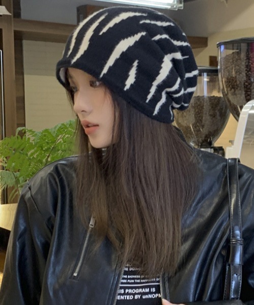 モノグラムジャガードニットキャップ（ニットキャップ/ビーニー