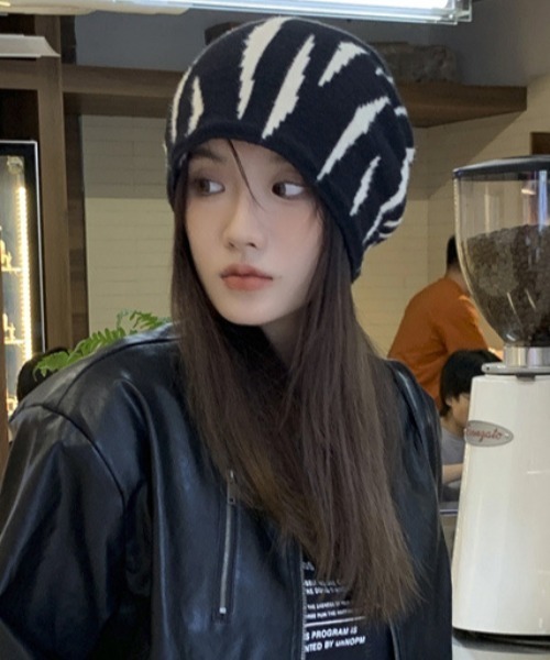 モノグラムジャガードニットキャップ（ニットキャップ/ビーニー