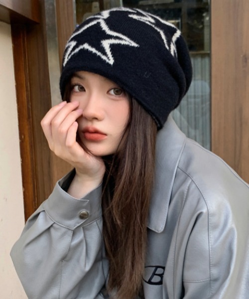 Vipoa（ヴィポア）の「モノグラムジャガードニットキャップ（ニットキャップ/ビーニー・レディース・ゼブラ/ブラック/アイボリー・FREE）」の11枚目の写真