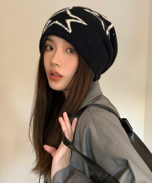 モノグラムジャガードニットキャップ（ニットキャップ/ビーニー