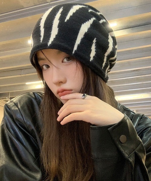 モノグラムジャガードニットキャップ（ニットキャップ/ビーニー