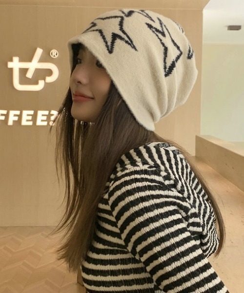 モノグラムジャガードニットキャップ（ニットキャップ/ビーニー