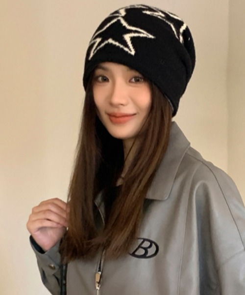 モノグラムジャガードニットキャップ（ニットキャップ/ビーニー