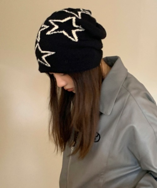 モノグラムジャガードニットキャップ（ニットキャップ/ビーニー