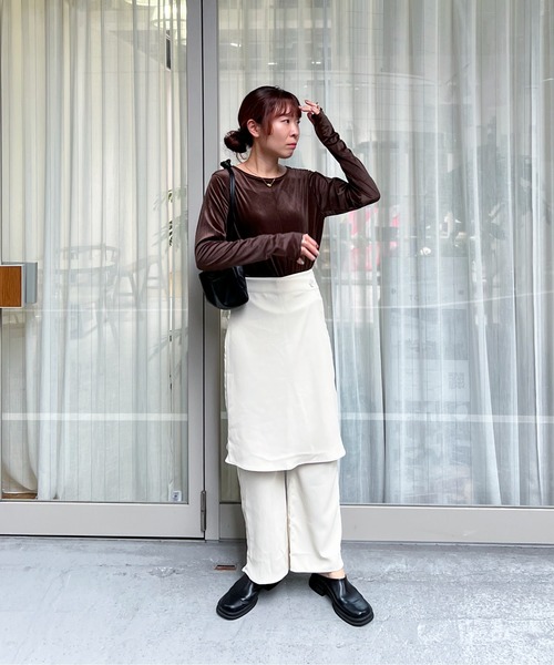 feepur（フェピュール）の「ラップレイヤードスラックス