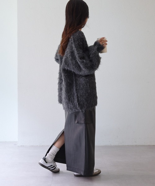 CIAOPANIC TYPY（チャオパニックティピー）の「レザーカーゴイージースカート（スカート・レディース・ブラック/アイボリー/カーキ・ONE SIZE）」の19枚目の写真