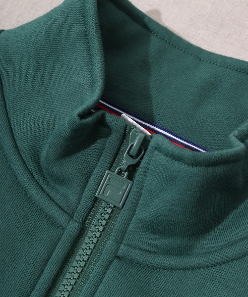 FILA（フィラ）の「FILA 裏起毛パイピングハーフジップ（スウェット・メンズ・グリーン/ネイビー・M/L）」の17枚目の写真