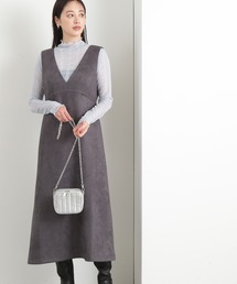 N.(N. Natural Beauty Basic) | 【S Size Line】◆フェイクスウェードジャンパースカート(ジャンパースカート)