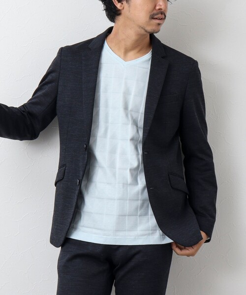 Stutostein Nolley's（シュテットシュタインノーリーズ）の「幾何学リンクス長袖Tシャツ（Tシャツ/カットソー・メンズ・チャコールグレー/ホワイト/ライトグレー/ライトブルー・L/M/S/XL）」の20枚目の写真