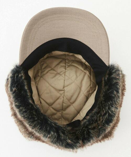 FRAPBOIS（フラボア）の「フライトキャップ（キャップ・レディース・ベージュ/ブラック・FREE）」の5枚目の写真