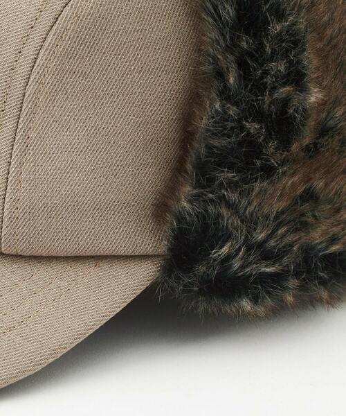 FRAPBOIS（フラボア）の「フライトキャップ（キャップ・レディース・ベージュ/ブラック・FREE）」の6枚目の写真