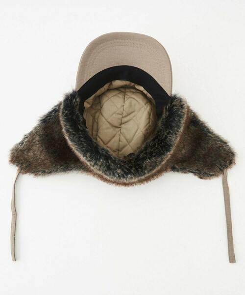 FRAPBOIS（フラボア）の「フライトキャップ（キャップ・レディース・ベージュ/ブラック・FREE）」の8枚目の写真