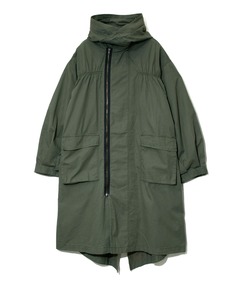 極美品 VACHEMENT リサイクルタフタ モッズコート ショートコート VACHEMENT/ヴァシュモン】リサイクルシェルタフタショートモッズ
