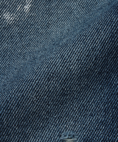 GUILD PRIME（ギルドプライム）の「【GUILD PRIME】WOMENS ダメージデニム（デニムパンツ・レディース・インディゴブルー・36/34）」の2枚目の写真