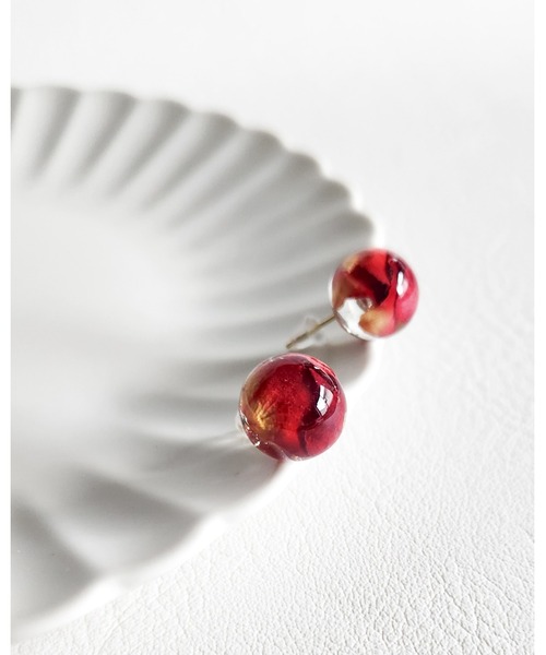 CERCA(チェルカ)の「Tresor/水中花 ピアス(ピアス(両耳用)・レディース・その他/その他2/その他3/その他4・FREE)」の4枚目の写真
