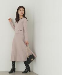 PROPORTION BODY DRESSING | プリーツニットSET UP / 1214140003(ワンピース)