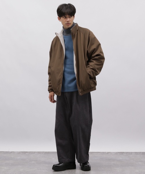 LAKOLE(ラコレ)の「リバーシブルスタンドブルゾン / 975209(ブルゾン・メンズ・ネイビー/ブラウン/ブラック・X-LARGE/LARGE/MEDIUM)」の18枚目の写真