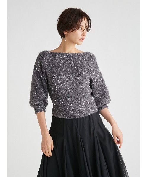 美品❤︎新作❤︎セルフォード❤︎ ファンシースパンコールヤーンニット セルフォード ファンシースパンコールヤーン ニット - メルカリ