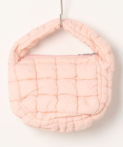 Anthe(アンテ)の「【Anthe】キルトハンドBAG(ハンドバッグ・レディース・オレンジ/ベージュ/ブラック/ホワイト/ピンク/グリーン/ブルー・FREE)」の1枚目の写真