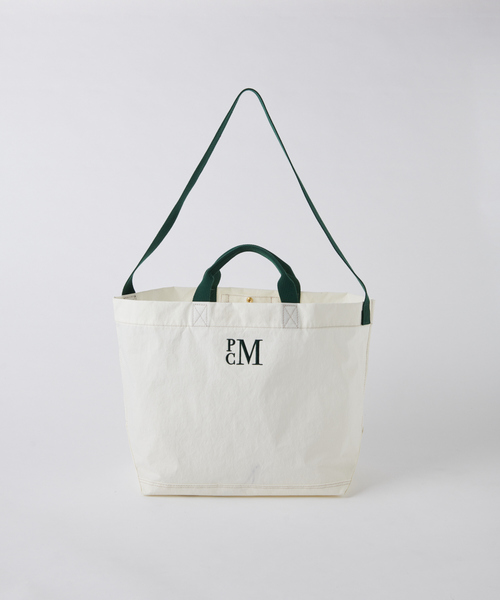 PARROTT CANVAS(パロットキャンバス)の「【PARROTT CANVAS/パロットキャンバス】 PCMショルダートートバッグ(トートバッグ・レディース・アイボリー/グリーン/ブルー・フリー)」の18枚目の写真