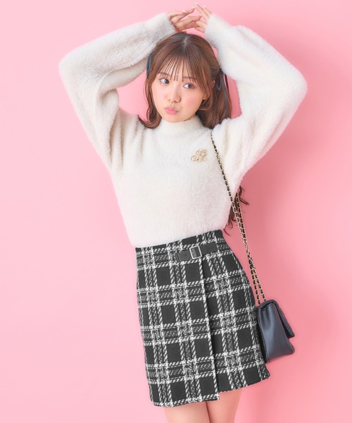 INGNI（イング）の「サイドベルトチェック柄／スカパン（その他パンツ・レディース・ホワイト系その他7/ブラック系/グレー系8・FREE）」の19枚目の写真