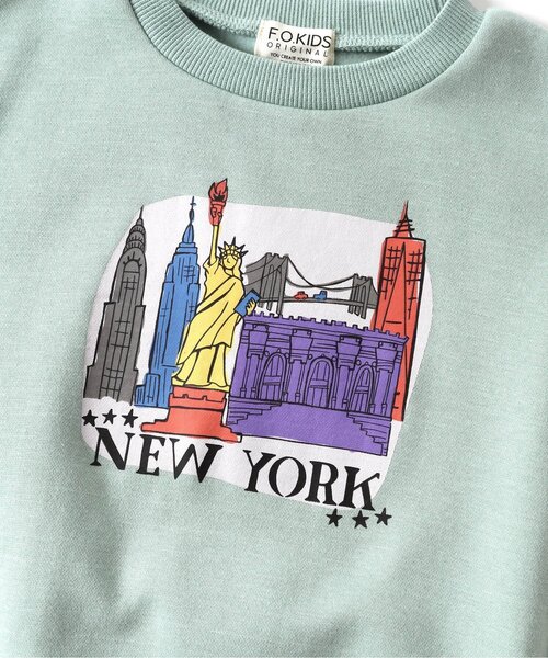 F.O.KIDS(エフオーキッズ)の「4色4柄世界旅行トレーナー(スウェット・キッズ・キナリ/ミント/チャコール/オレンジ・90/80/110/100/130/95/140/120)」の18枚目の写真