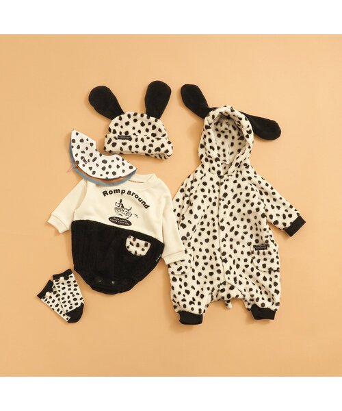 BREEZE（ブリーズ）の「【FUN!FAN!アニマル】なりきり総柄ベビーソックス（ベビーシューズ/ベビーソックス・キッズ・キャメル/オフホワイト・9/12）」の5枚目の写真