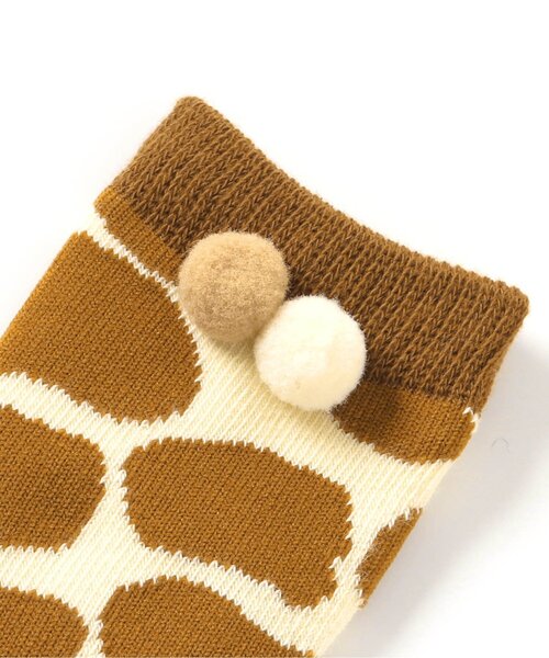 BREEZE（ブリーズ）の「【FUN!FAN!アニマル】なりきり総柄ベビーソックス（ベビーシューズ/ベビーソックス・キッズ・キャメル/オフホワイト・9/12）」の9枚目の写真