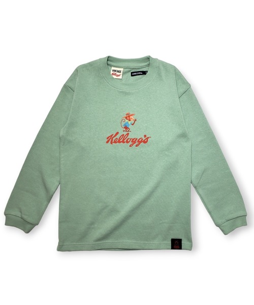 JUNKSOUL（ジャンクソウル）の「JUNKSOUL OUTDOOR/KELOGGS(ケロッグ) MONKEY ロンT (M4)（Tシャツ/カットソー・キッズ・カーキ/チャコールグレー・120/140/100/160/150/110/130）」の5枚目の写真