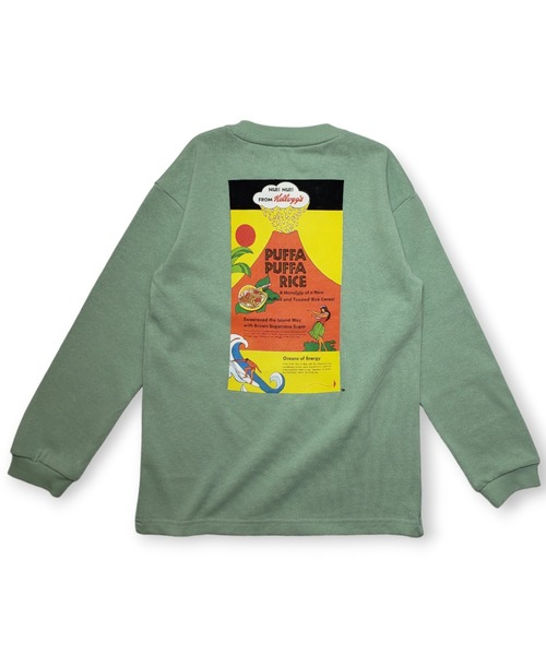 JUNKSOUL（ジャンクソウル）の「JUNKSOUL OUTDOOR/KELOGGS(ケロッグ) MONKEY ロンT (M4)（Tシャツ/カットソー・キッズ・カーキ/チャコールグレー・120/140/100/160/150/110/130）」の6枚目の写真