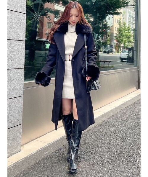 RESEXXY（リゼクシー）の「レディファーコート（チェスターコート