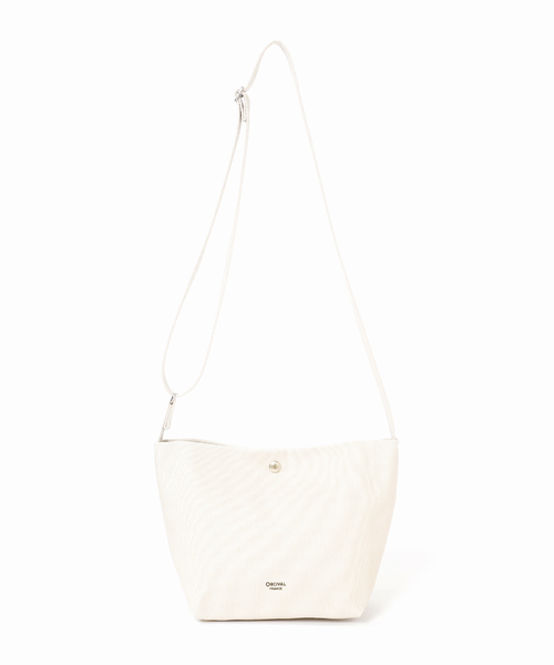 ORCIVAL（オーシバル）の「《WEB限定追加2》【ORCIVAL】LCV  SHOULDER POUCH MEDIUM：ショルダーバッグ（ショルダーバッグ・レディース・ベージュ/ホワイト×ホワイト/ブラック系その他・FREE）」の13枚目の写真