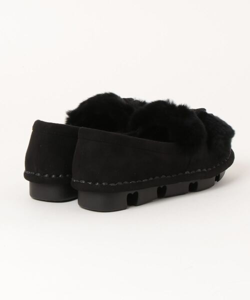Rin clover(リンクローバー)の「リアルファータッセルスリッポン(スリッポン・レディース・ブラック・23cm)」の8枚目の写真