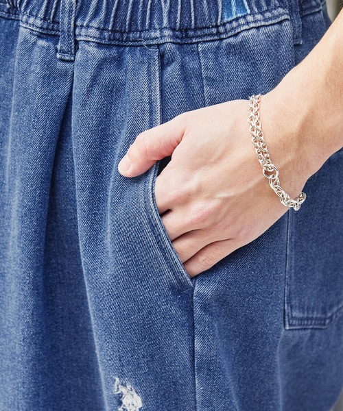 U.S. POLO ASSN.（ユーエスポロアッスン）の「U.S. POLO ASSN. 別注 ロゴ刺繍バルーンシルエットシェフパンツ（チノパンツ・メンズ・ブラック系/ブルー系/ブラック/グレー系/チャコール/カーキ/ホワイト/ベージュ/ブラック系1/カーキ系1/ブラウン系1/ベージュ系1/ブラック系2/ネイビー/グレー・S/M/XL/L）」の19枚目の写真