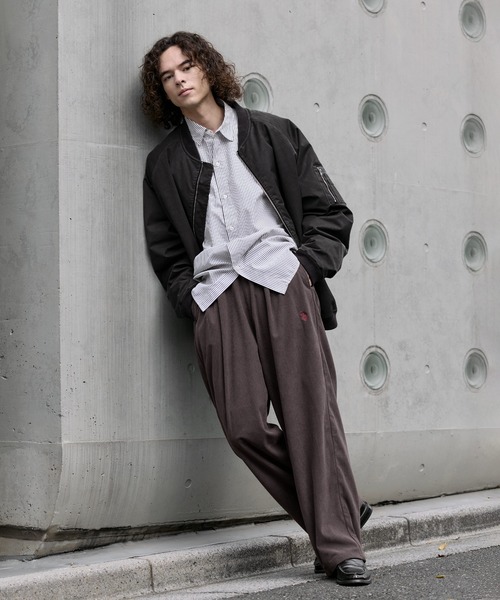 U.S. POLO ASSN. 別注 ロゴ刺繍バルーンシルエットシェフパンツ