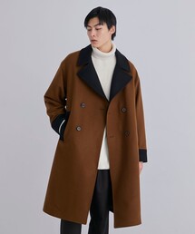 UNITED TOKYO | バイカラーダブルコート(ステンカラーコート)