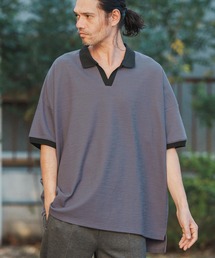 mhs2107- Slab Mix Fraise Skipper Polo Shirts ポロシャツ