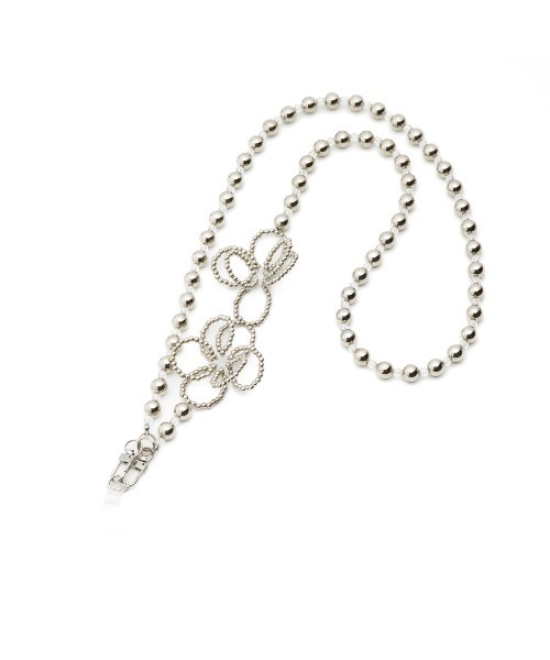 Casselini（キャセリーニ）の「Casselini(キャセリーニ)フラワービーズモバイルショルダー（スマホグッズ・レディース・ピンク/ホワイト/シルバー・FREE）」の9枚目の写真