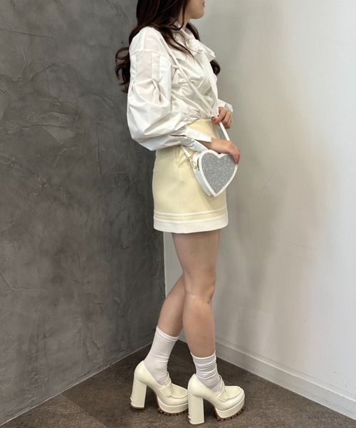 EIMY ISTOIRE（エイミーイストワール）の「heart glitter mini  bag（ショルダーバッグ・レディース・ホワイト/シルバー/ブラック・FREE）」の20枚目の写真