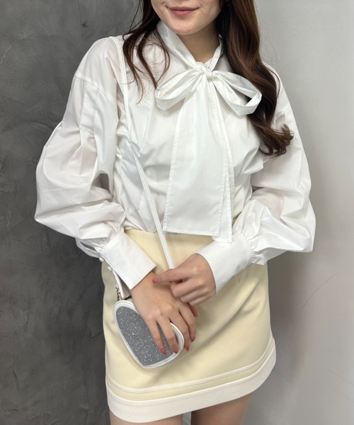 EIMY ISTOIRE（エイミーイストワール）の「heart glitter mini  bag（ショルダーバッグ・レディース・ホワイト/シルバー/ブラック・FREE）」の17枚目の写真