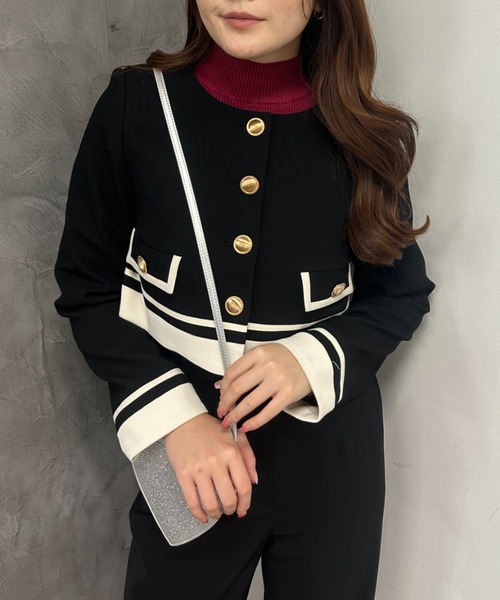 EIMY ISTOIRE（エイミーイストワール）の「heart glitter mini  bag（ショルダーバッグ・レディース・ホワイト/シルバー/ブラック・FREE）」の22枚目の写真