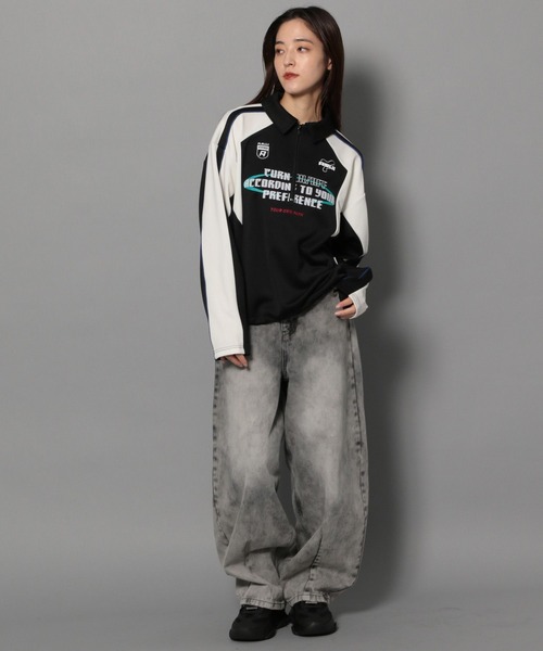 Anui(アニュイ)の「【UNISEX/3サイズ展開】クラシックコクーンデニム(デニムパンツ・レディース・ブラック系/ブルー系・LARGE/MEDIUM/SMALL)」の17枚目の写真